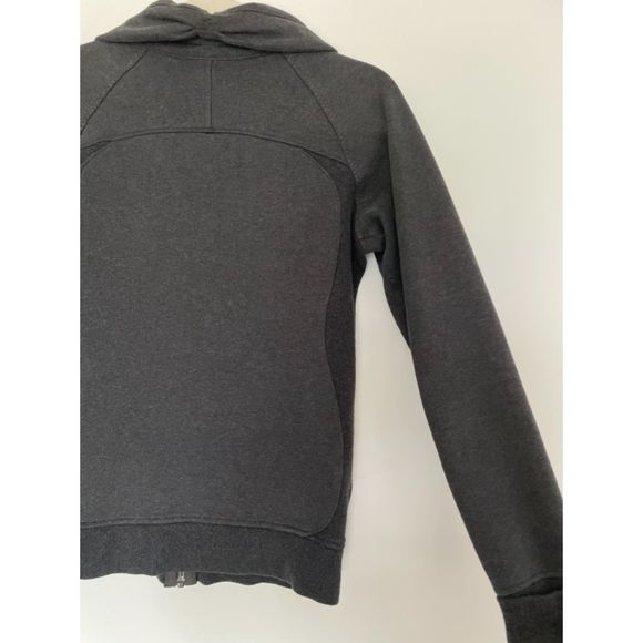 Lululemon Full Zip Jacket Size 6 could fit XS-Small Gray Active L10 - Picture 11 of 14